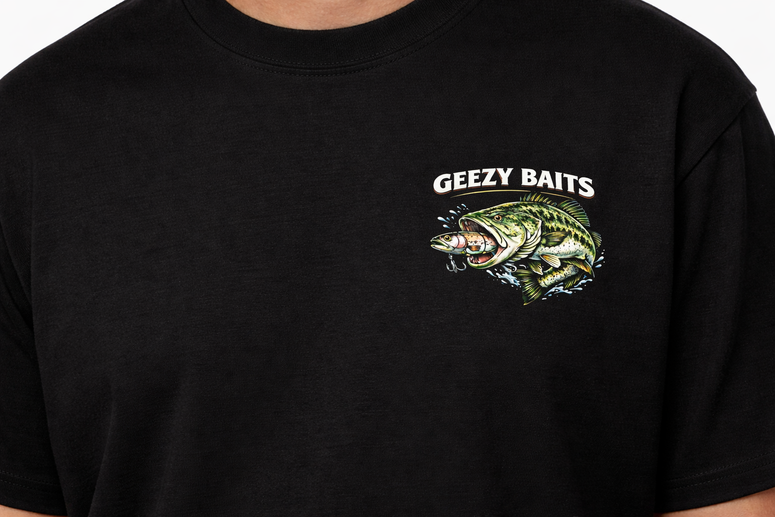 Geezy Baits - “Feed The Giants” Spotted Bass Graphic