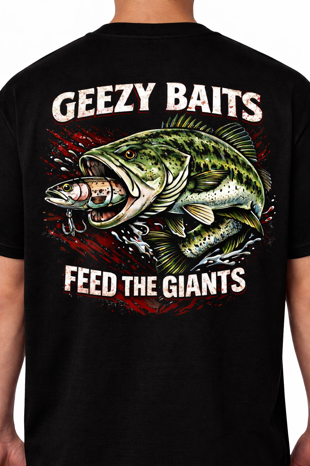 Geezy Baits - “Feed The Giants” Spotted Bass Graphic